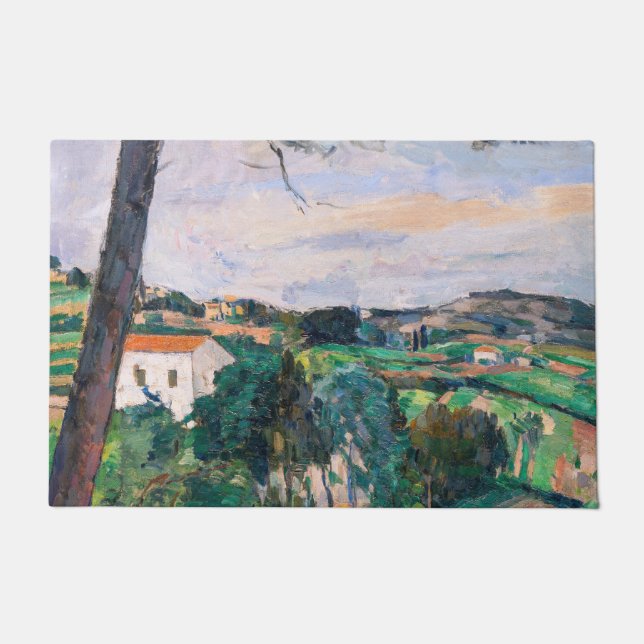 Paul Cezanne - Pine tree at Estaque Doormat (Front)