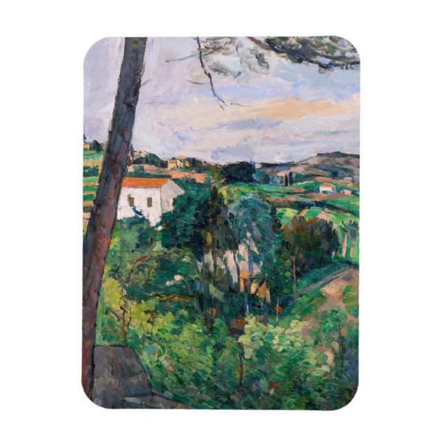 Paul Cezanne - Pine tree at L'Estaque Magnet (Vertical)
