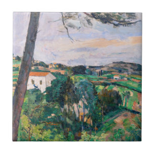Paul Cezanne - Pine tree at L'Estaque Tile