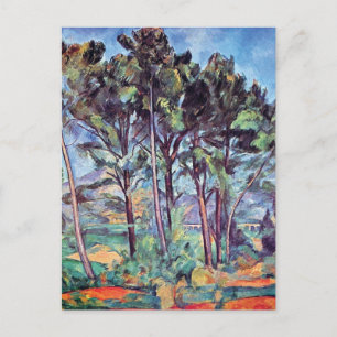 Paul Cezanne - Pines And Aqueduct Fine Art Postcard