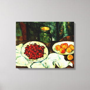 Paul Cezanne popular painting, Cherries Canvas Print
