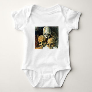 Paul Cézanne - Pyramid of Skulls Baby Bodysuit