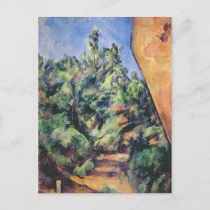 Paul Cezanne Red rock, c.1895 (oil on canvas) Postcard