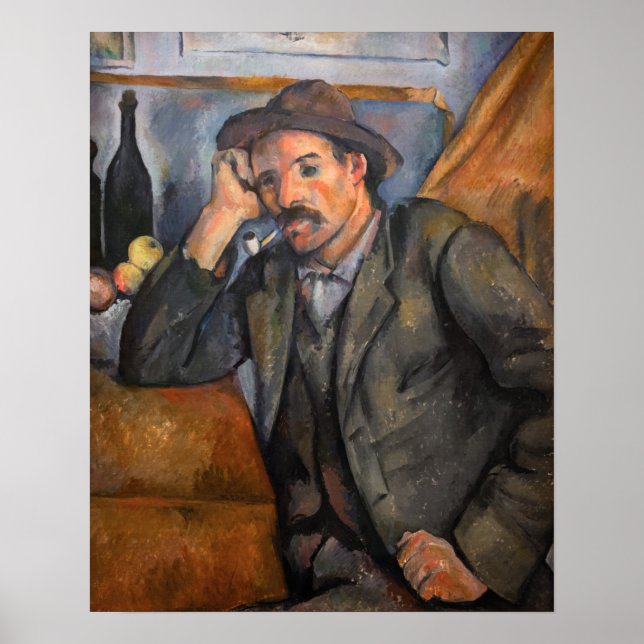 Paul Cezanne - Smoker Poster (Front)