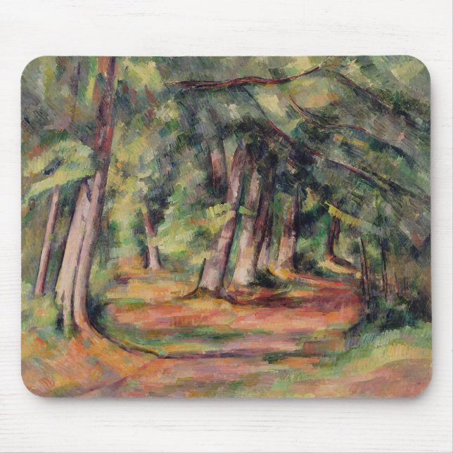 Paul Cezanne | Sous-bois  1890-94 Mouse Pad (Front)