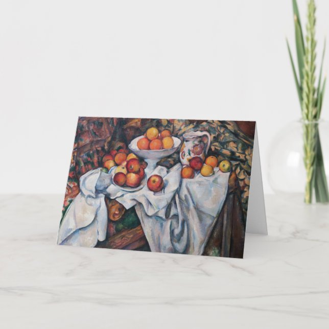 Paul Cezanne - Still Life, Apples and Oranges Card (Front)