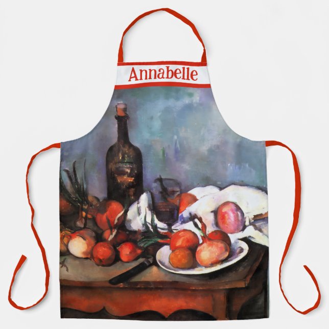 Paul Cézanne Still Life Personalize Apron (Front)