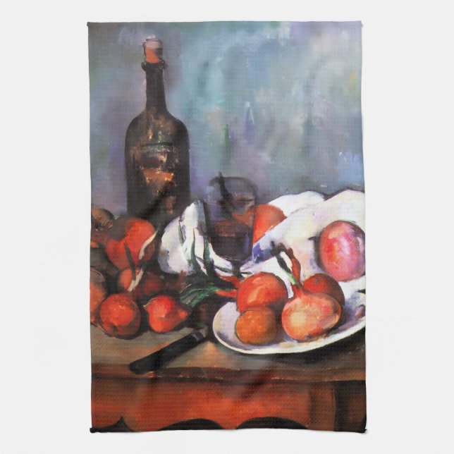 Paul Cézanne Still Life  Tea Towel (Vertical)