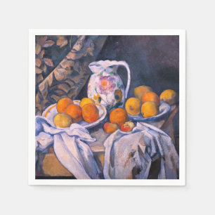 Paul Cezanne - Still Life with a Curtain Napkin