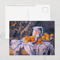 Paul Cezanne - Still Life with a Curtain