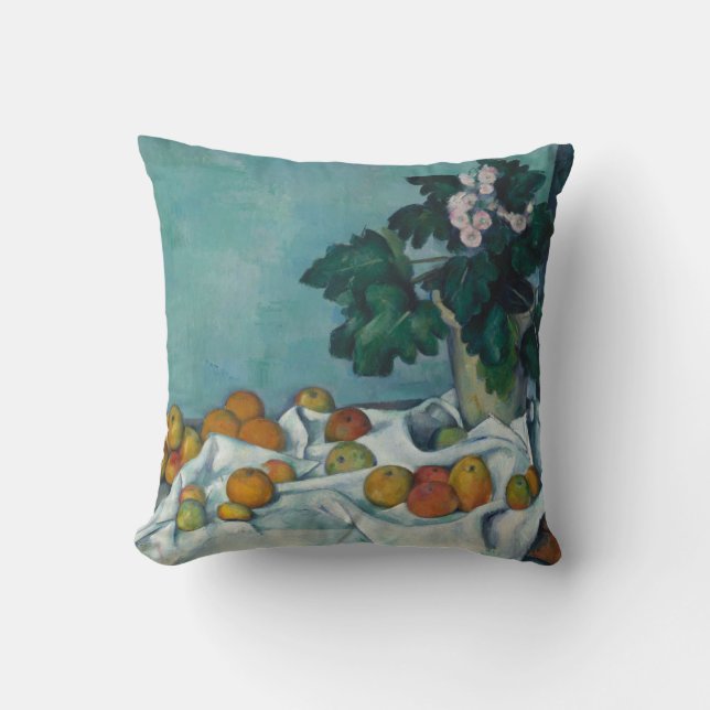 Paul Cezanne | Still Life with Apples and a Pot of Cushion (Front)