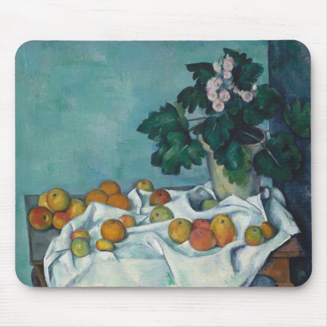 Paul Cezanne | Still Life with Apples and a Pot of Mouse Pad (Front)