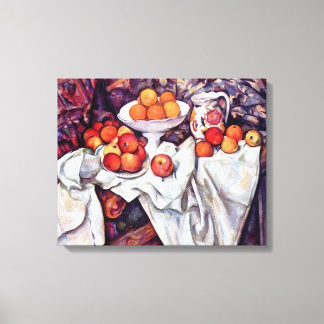 Paul Cezanne - Still Life with Apples and Oranges Canvas Print (Front)