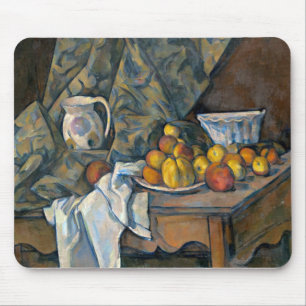 Paul Cezanne Still Life with Apples and Peaches, Mouse Pad