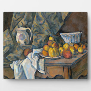 Paul Cezanne   Still Life with Apples and Peaches, Plaque