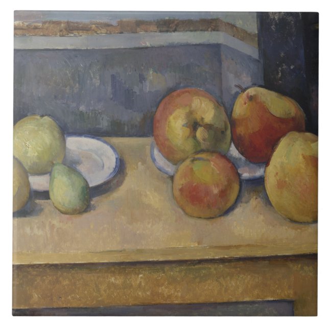 Paul Cezanne - Still Life with Apples and Pears Tile (Front)