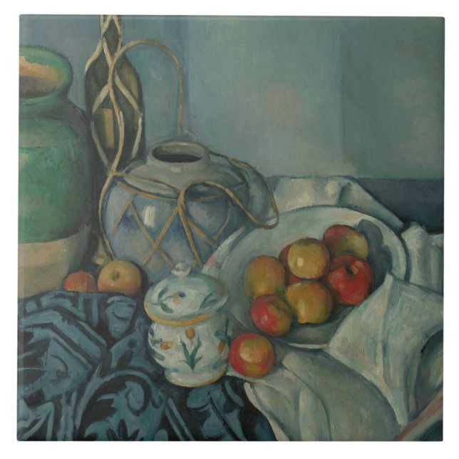 Paul Cezanne - Still Life with Apples Tile (Front)
