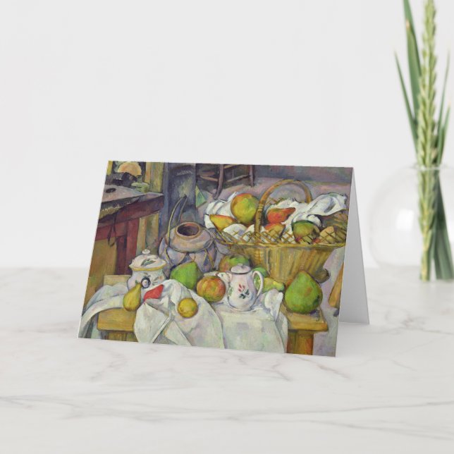 Paul Cezanne | Still life with basket, 1888-90 Card (Front)