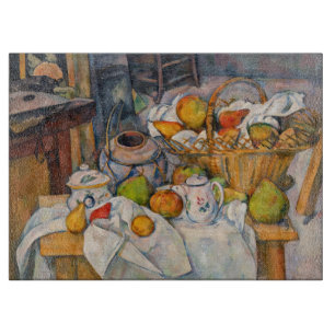Paul Cezanne - Still Life with Basket Cutting Board