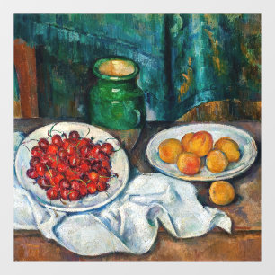 Paul Cezanne - Still Life with Cherries & Peaches