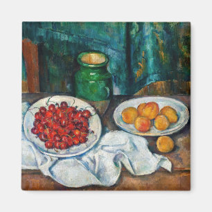 Paul Cezanne - Still Life with Cherries & Peaches Magnet