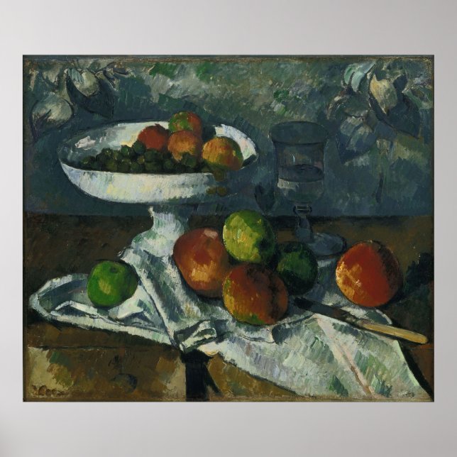 Paul Cézanne - Still Life with Fruit Dish Poster (Front)