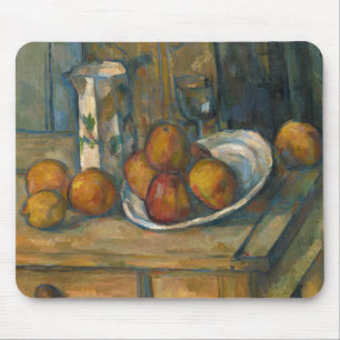 Paul Cezanne - Still Life with Milk Jug and Fruit Mouse Pad