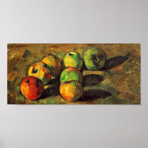 Paul Cezanne - Still life with seven apples Poster