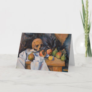Paul Cezanne - Still Life with Skull Card