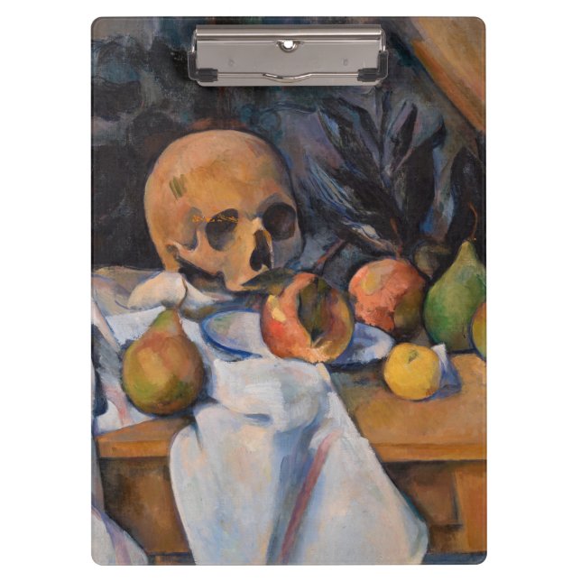 Paul Cezanne - Still Life with Skull Clipboard (Front)