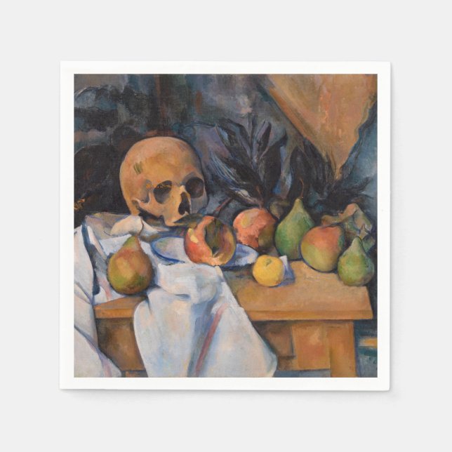 Paul Cezanne - Still Life with Skull Napkin (Front)