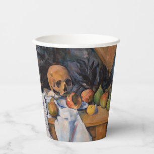 Paul Cezanne - Still Life with Skull Paper Cups