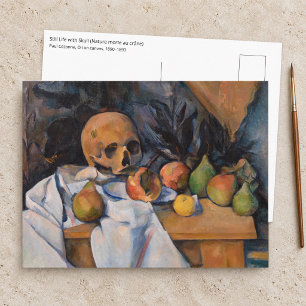 Paul Cezanne - Still Life with Skull Postcard