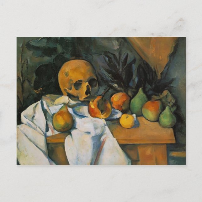 Paul Cezanne- Still Life with Skull Postcard (Front)