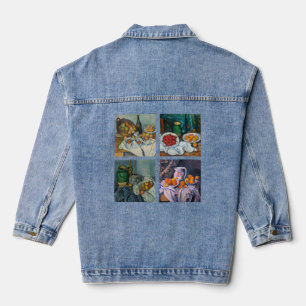 Paul Cezanne  - Still Lifes Masterpieces Selection Denim Jacket