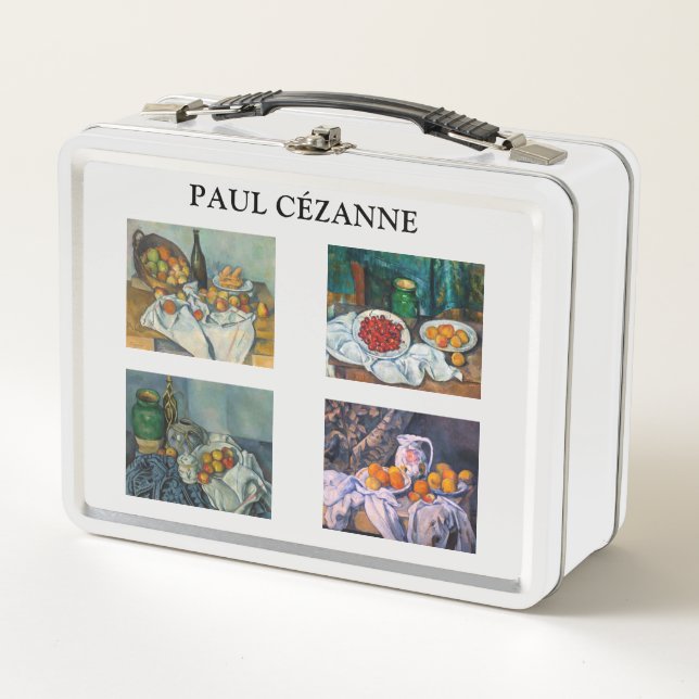 Paul Cezanne  - Still Lifes Masterpieces Selection Metal Lunch Box (Front)