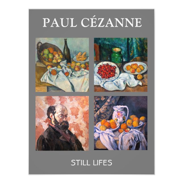 Paul Cezanne  - Still Lifes Masterpieces Selection Photo Print (Front)