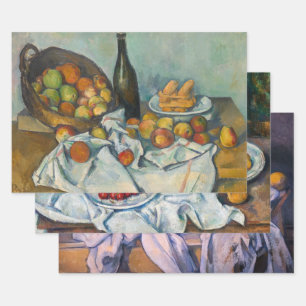 Paul Cezanne  - Still Lifes Masterpieces Selection Wrapping Paper Sheet