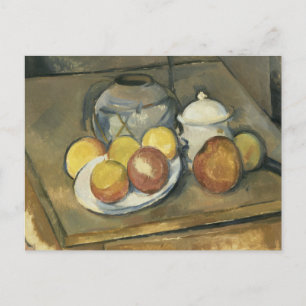 Paul Cezanne - Straw-Trimmed Vase, Sugar Bowl Postcard