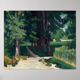 Paul Cézanne The Avenue at the Jas de Bouffan Poster