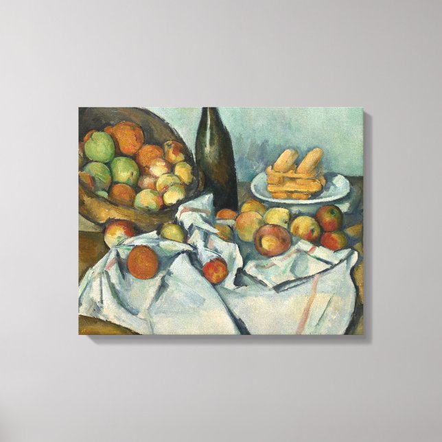 Paul Cezanne - The Basket of Apples Canvas Print (Front)