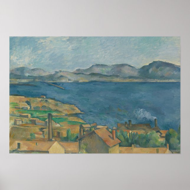 Paul Cezanne - The Bay of Marseilles Poster (Front)