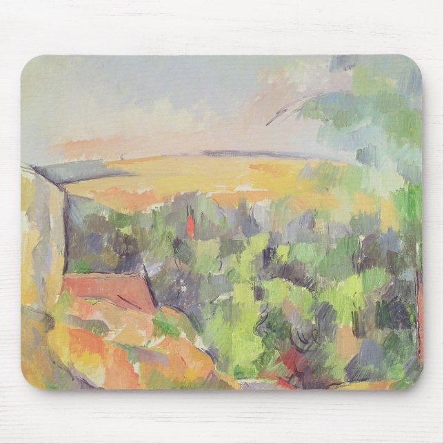 Paul Cezanne | The Bend in the road, 1900-06 Mouse Pad (Front)