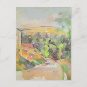 Paul Cezanne The Bend in the road, 1900-06 Postcard