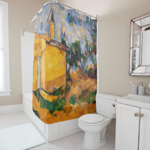 Paul Cezanne - The Cabin of Jourdan Shower Curtain