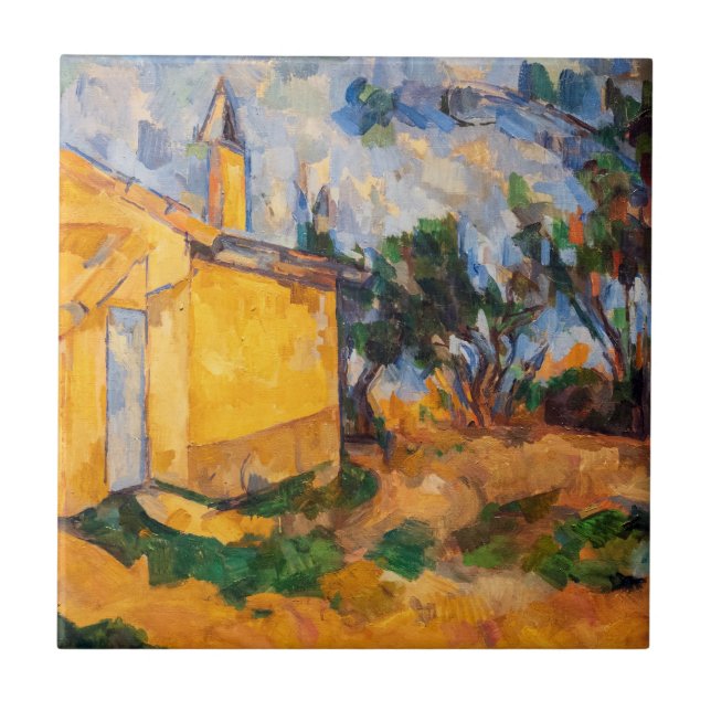 Paul Cezanne - The Cabin of Jourdan Tile (Front)