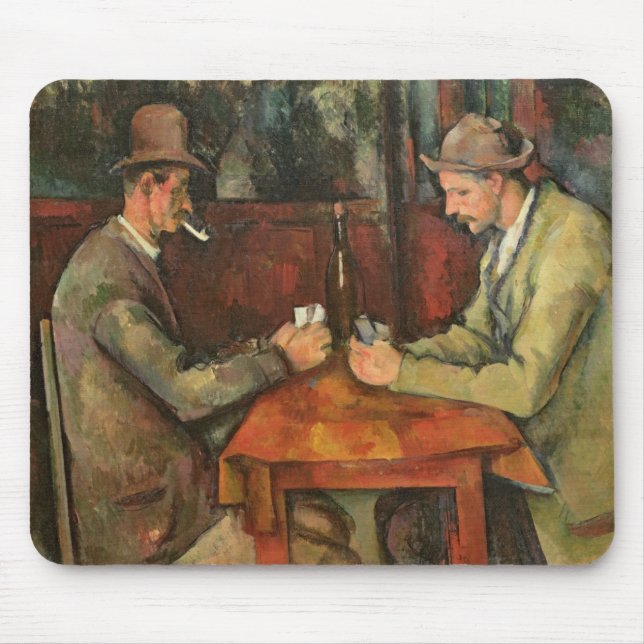 Paul Cezanne | The Card Players, 1893-96 Mouse Pad (Front)
