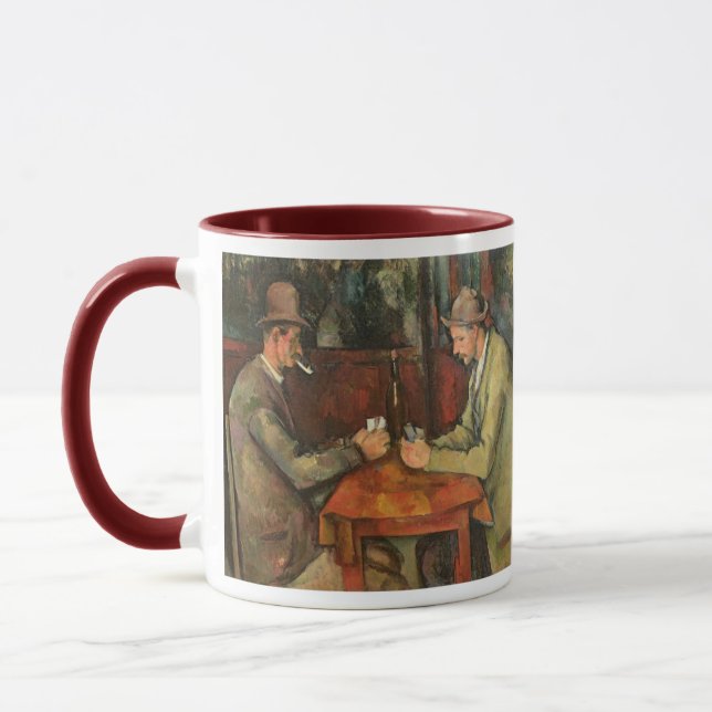 Paul Cezanne | The Card Players, 1893-96 Mug (Left)