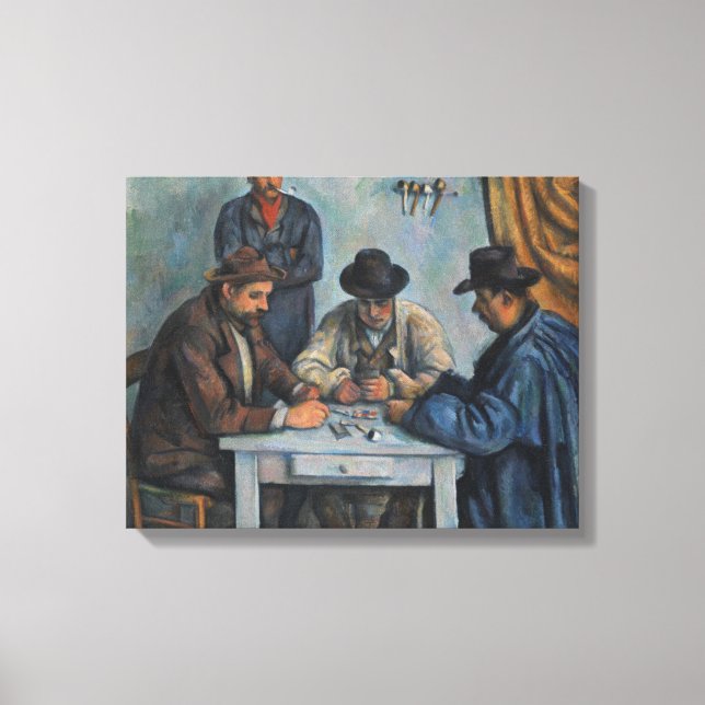 Paul Cezanne | The Card Players Canvas Print (Front)