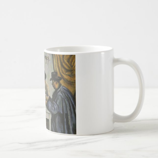 Paul Cezanne - The Card Players Coffee Mug (Right)